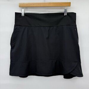 Adidas Women's Sport FRL‎ Skort Athletic Black Size Large Golf Tennis Activewear